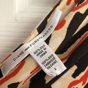 DVF dress, size 6, silk.